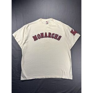 VTG KC Monarchs Negro Leagues MLB Men's‎ XL T-Shirt O'Neil #22 Fruit Of The Loom